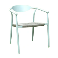 Silla Cipre Verde Aluminio de Exterior