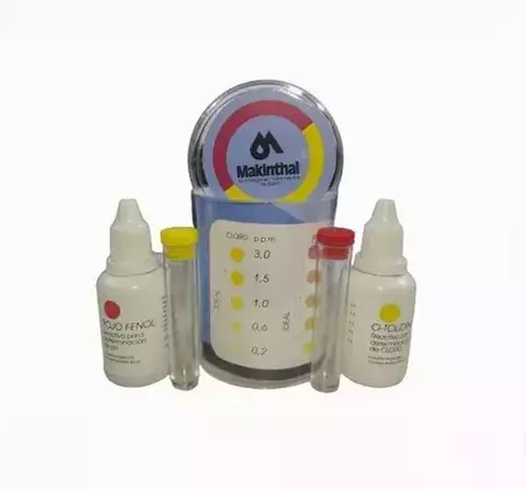TEST KIT DE CLORO Y PH
