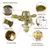 Aspersor Riego Impulso Metal Bronce 1/2 H2622 Aquaflex - La Retama