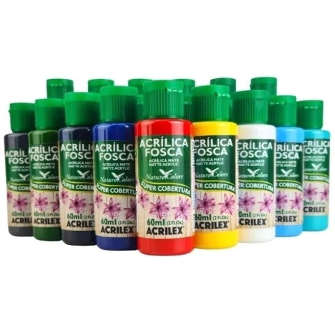 TINTA ACRILICA FOSCA 60 ML ACRILEX