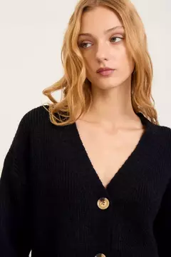 Cardigan Poema Negro - comprar online