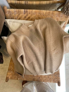 Sweater Cosmos Beige - Pura Home