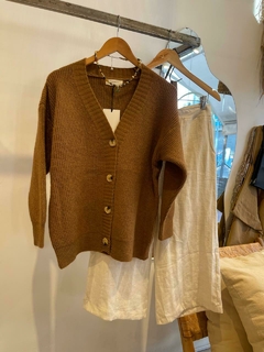 Cardigan Poema Marron - tienda online