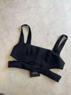 Top Cierre Negro