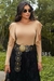 BLUSA MALHA MANGA COM BABADO
