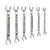 Set de 6 Llaves P/Tuercas Abocardadas Milwaukee 4822-9471 de Doble Extremo Metricas