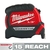 Cinta Metrica Compacta Imantada Milwaukee 4822-0326 8M(Cm y Pulg) - comprar online