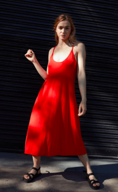 VESTIDO CORINTO ROJO en internet