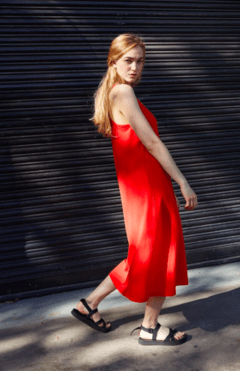 Imagen de VESTIDO CORINTO ROJO