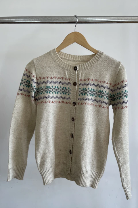 CAMPERA DE LANA CON GUARDA