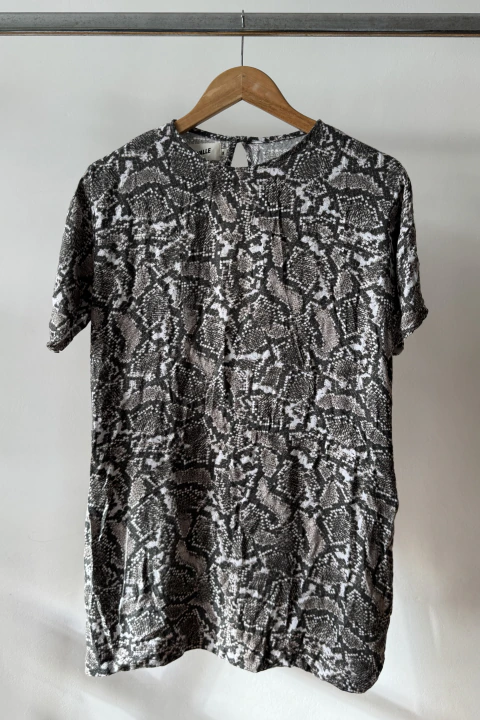 REMERON / VESTIDO CON ESTAMPADO