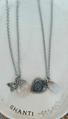 Collar Shanti Cuarzo Blanco