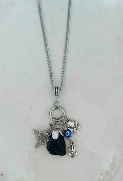Collar Calu Obsidiana