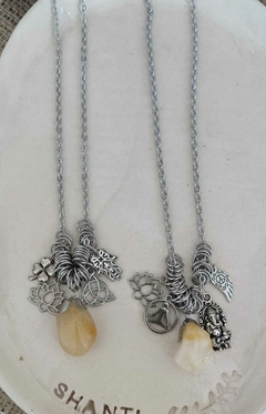 Collar Amuleto Citrino