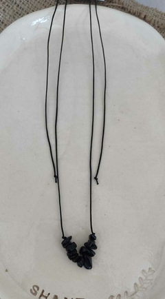 Collar Escallas Obsidiana