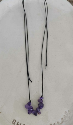 Collar Escallas con Amatista