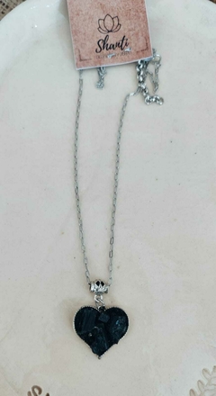 Collar Corazon Turmalina