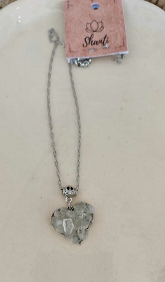 Collar Corazon Cuarzo Cristal