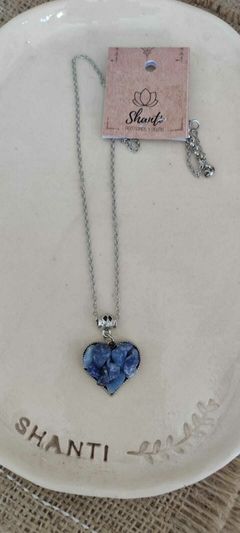 Collar Corazon Sodalita
