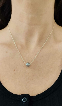 Collar Bolita de Cristal AB