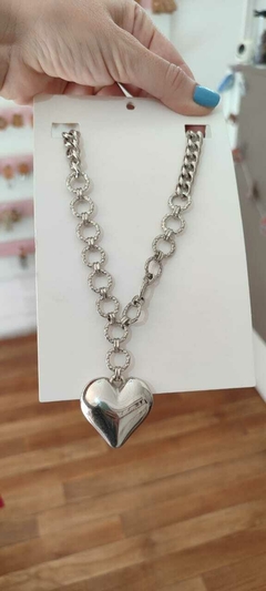 Collar Corazon inflado