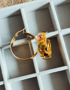 Argollas Anchas Gold