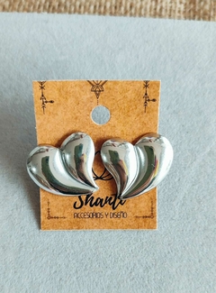 Aros Corazon Chunky