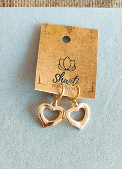 Aros Corazon Colgante Gold