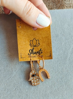 Aros Hamsa Herradura