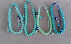 Pulseras Cristal Checo Regulables - comprar online