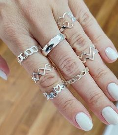 Anillos Formis Acero Blanco