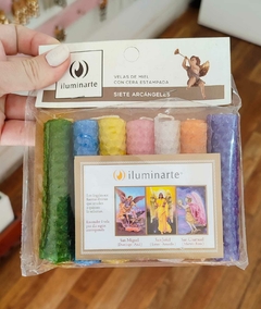 Velas Ritual 7 Arcangeles Cera Natural