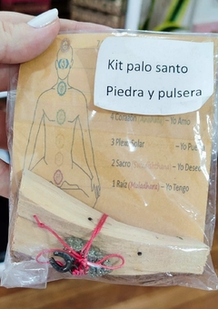 Kit Palo Santo+Pulsera+Piedra