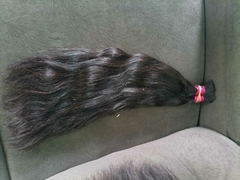 Imagem do cabelo humano natural indiano prêmio - solto ( fio a fio )