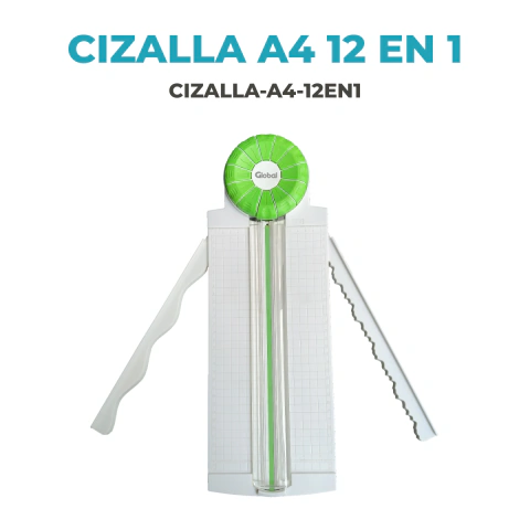 CIZALLA PLASTICA ROTATIVA GLOBAL A4 DE 300 MM