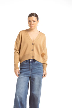 CARDIGAN CORTO BENJAMIN TOSTADO