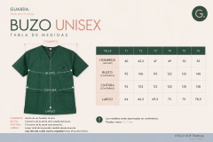 Chaqueta escote en V. Coral. Unisex. (G000925) - Guarda