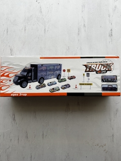 juguete camion y autos