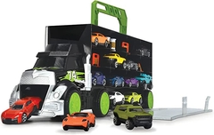 Camion trasporte de autos de coleccion con maletin en internet
