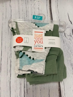 pack de dos pantalones carter’s talle 3 meses