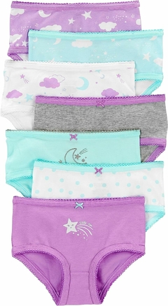 Pack de 7 bombachas carters talle 2/3 años