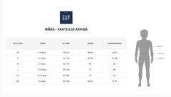 buzo gap frisado talle L 10 de nena - comprar online