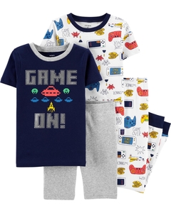 Pijama talle 5 carters 4 piezas 100% algodoon