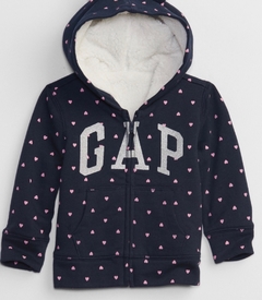 campera gap kids talle 5 corazones