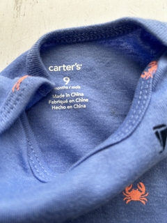 Body talle 9 meses carters manga corta - comprar online