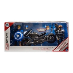 SET DE JUEGO MOTO CAPITÁN AMÉRICA, MARVEL TOYBOX,