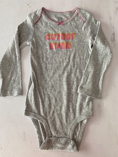 Body carters manga larga 24 meses