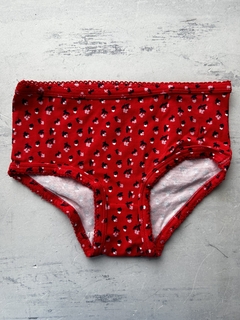 Bombacha carters talle 8 flores roja