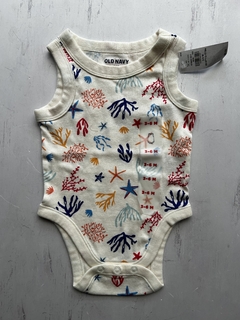Body talle 3-6 meses old navy
