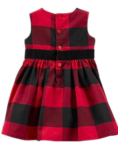Vestido A Cuadros Carters  Talle 18 Meses - comprar online